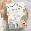 Search for jungle safari invitations Watercolor