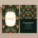 Search for art deco business cards Designer