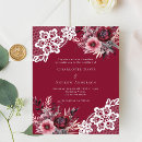 Search for burgundy lace wedding invitations Fall