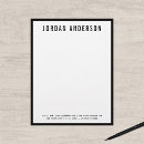 Search for black bordered stationery paper Modern