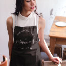Search for black calligraphy aprons Modern