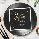 Search for 50th birthday napkins Trendy