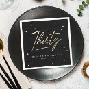 Search for 30th birthday napkins Simple
