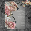 Search for pink and grey wedding invitations Silver