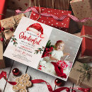 Search for santa birthday invitations Red