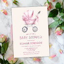 Search for baby carriage invitations Boho