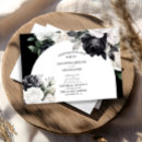 Search for black and white floral wedding invitations Calligraphy