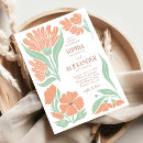 Search for mint and peach wedding invitations Elegant