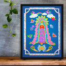 Search for our lady of guadalupe posters Floral