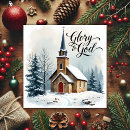 Search for church scene christmas cards Christian