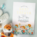 Search for nature baby girl shower invitations Wildflowers