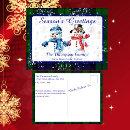 Search for name christmas cards Snowman