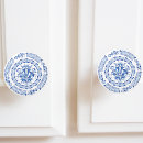 Search for chinoiserie knobs and pulls Blue and white