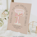 Search for bridal brunch welcome signs Champagne