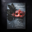 Search for red mardi gras mask invitations Carnival