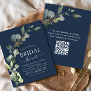 Search for sage green and navy blue invitations Eucalyptus