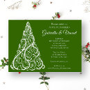 Search for christmas tree wedding invitations Festive