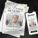 Search for elegant memorial invitations Watercolor