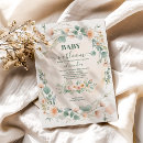 Search for blush floral baby shower invitations Elegant