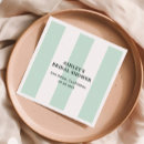 Search for mint green wedding napkins Stripes