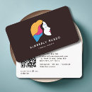 Search for women business cards Colourful
