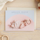 Search for blue birth announcement cards Baby girl