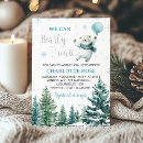 Search for boy winter onederland invitations Polar bear
