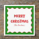 Search for retro christmas napkins Trendy