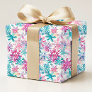 Search for pink snowflake wrapping paper Colourful