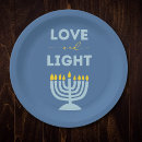 Search for hanukkah plates Love and light