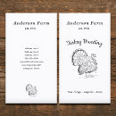 Search for thanksgiving business cards Turkey