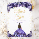Search for quinceañera thank you cards Quinceanera