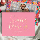 Search for elegant script christmas cards Modern