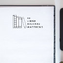 Search for book rubber stamps Simple