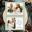 Search for plaid christmas cards Gingham