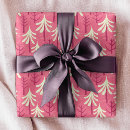 Search for pink christmas tree wrapping paper Pattern