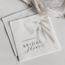 Search for bridal shower napkins Bride