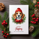 Search for beagle christmas cards Happy pawlidays