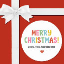 Search for round christmas stickers Cute