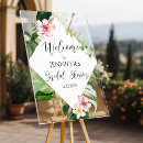 Search for tropical bridal shower welcome signs Modern