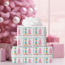 Search for pink christmas tree wrapping paper Cheerful