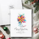 Search for poinsettia christmas cards Colourful