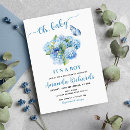 Search for hydrangea shower invitations It's a boy