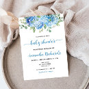 Search for hydrangea baby shower invitations Greenery