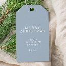 Search for blue christmas gift tags Typography