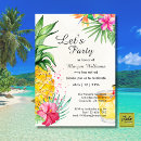 Search for tropical cocktail party invitations Beach