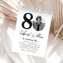 Search for mens 70th birthday invitations Black and white