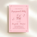 Search for whimsical engagement party invitations Retro
