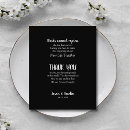 Search for rehearsal dinner cards Black and white