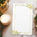 Search for yellow rose stationery paper Floral